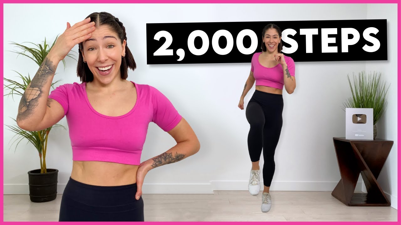 2,000 STEPS IN 10 MINUTES (Low Impact) - YouTube