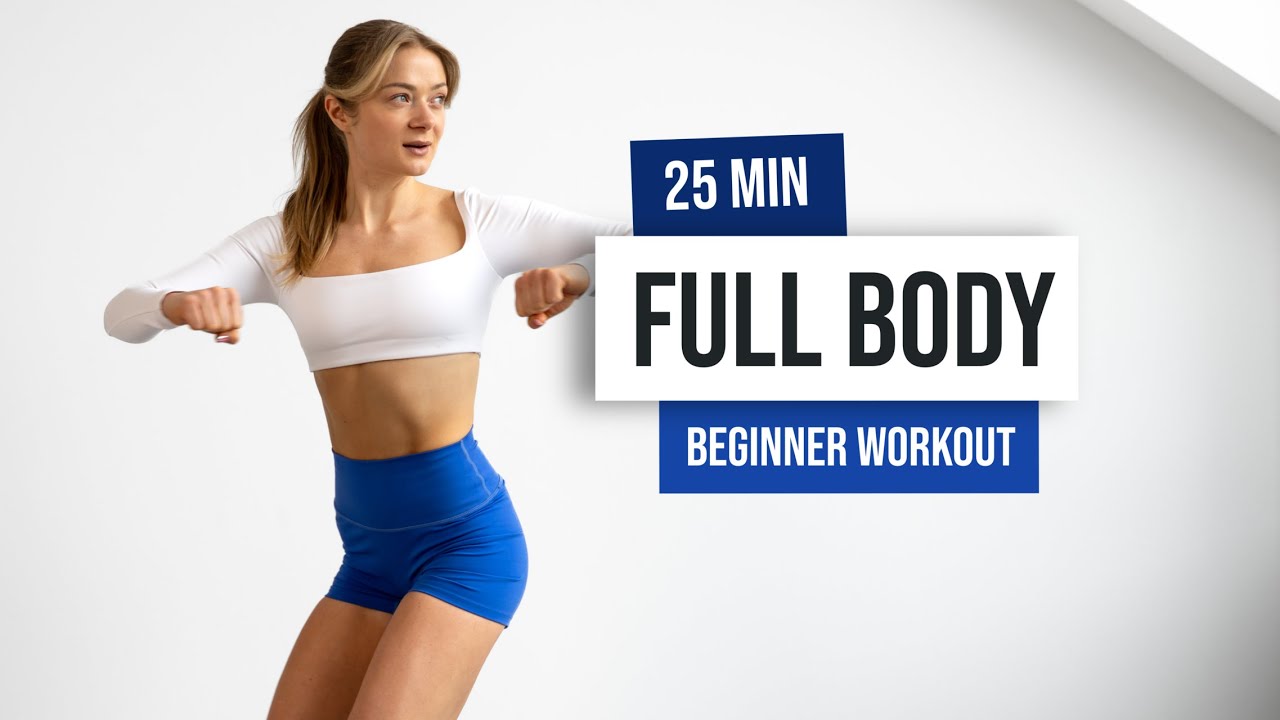 25 MIN NEW TO HIIT Workout, for Beginners - No Equipment - Full Body, No Repeat Home Workout - YouTube